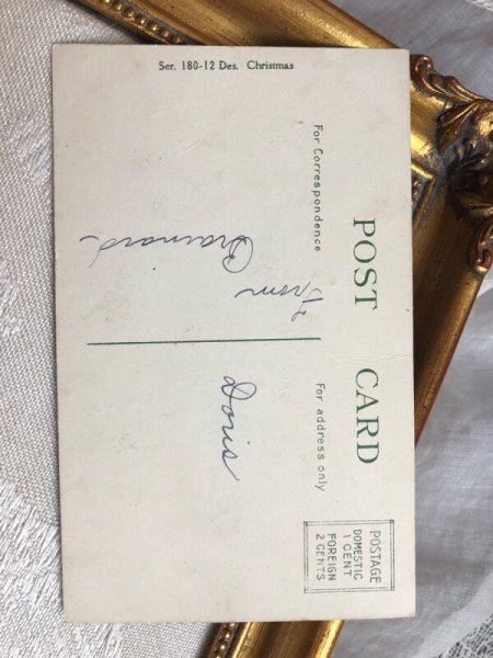 画像4: Postcard  アンティークポストカード　クリスマスプディング　 (4)