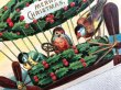 画像3: Postcard  アンティークポストカード　クリスマス　気球船を操縦する小鳥　ロビン　フィンチ　アメリカ1910年 (3)