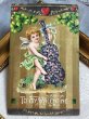 画像2: Postcard  　アンティークポストカード　バレンタイン　天使とお花の楽器　スミレのチェロ　アメリカ1910年 (2)