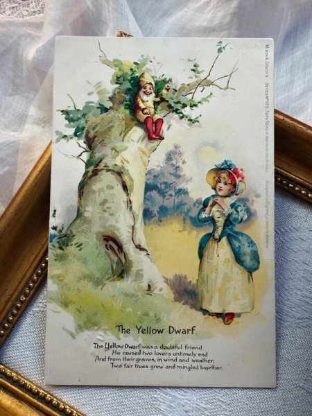 画像2: Postcard　アンティークポストカード　童話　黄色の小人 / The Yellow Dwarf  1907年　Harriet Bennett  ?  (2)