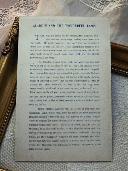 画像4: Postcard アンティークポストカード 童話 アラジンと魔法のランプ  Aladdin and the wonderful lamp (4)