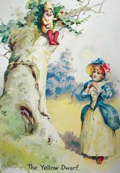 画像3: Postcard　アンティークポストカード　童話　黄色の小人 / The Yellow Dwarf  1907年　Harriet Bennett  ?  (3)