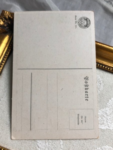 画像4: Postcard　アンティークポストカード　童話　赤ずきんちゃんと狼　（未使用） (4)