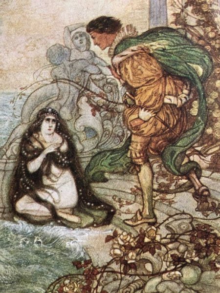 画像4: Postcard アンティークポストカード 童話 人魚姫 (4)