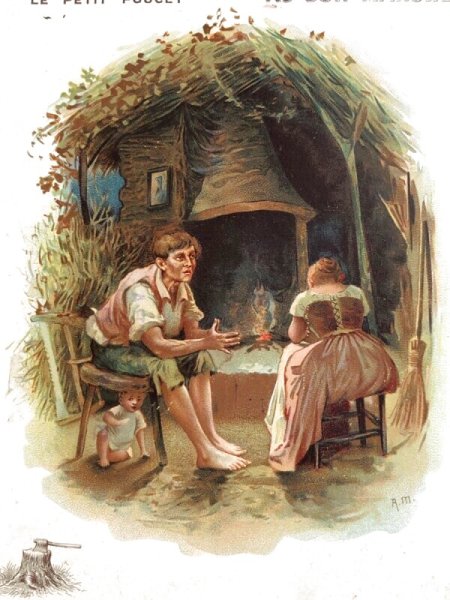 画像3: Bon Marche   ボンマルシェカード 童話 LE PETIT POUCET 親指小僧 1 (3)