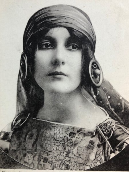 画像3: Postcard アンティークポストカード オペラ女優 Mile NAPIERKOWSKA (未使用) (3)