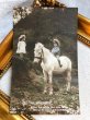 画像2: Postcard　アンティークポストカード　イースター　白馬と子どもたち　 (2)