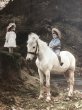 画像3: Postcard　アンティークポストカード　イースター　白馬と子どもたち　 (3)