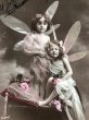 画像3: Postcard　アンティークポストカード　妖精（天使）の女の子たち　フランス (3)