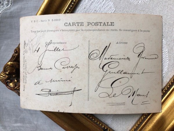 画像4: Postcard アンティークポストカード 妖精(天使)の女の子たち フランス (4)