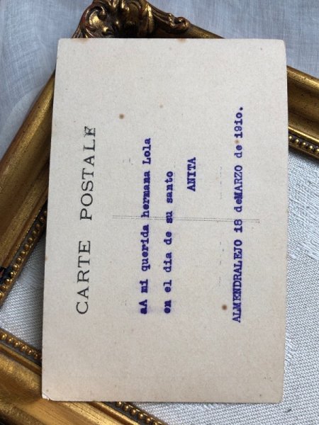 画像3: Postcard アンティークポストカード お人形さん女の子 1910年 (3)