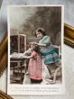 画像2: Postcard　アンティークポストカード　お人形さん女の子　1910年 (2)