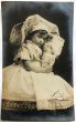 画像1: Postcard　アンティークポストカード　お人形さんと女の子　ままごと遊び　1907年 (1)