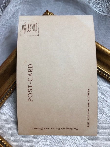 画像4: Postcard　アンティークポストカード　アイロン台と女の子　ままごと遊び　（未使用） (4)