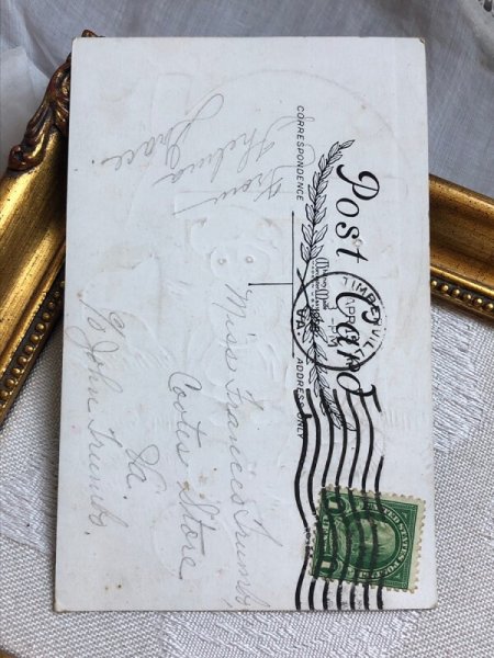 画像3: Postcard  アンティークポストカード　イースター　卵のお家　ニワトリ　ひよこ　ヒヨコ　 (3)