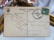 画像4: Postcard　アンティークポストカード　イースター　ウサギとヒヨコ夫婦の朝食　Ellen Clapsaddle　アメリカ1911年 (4)