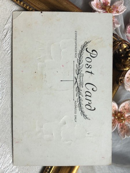 画像4: Postcard アンティークポストカード イースター 卵に餌付けをするウサギさん うさぎ  (4)