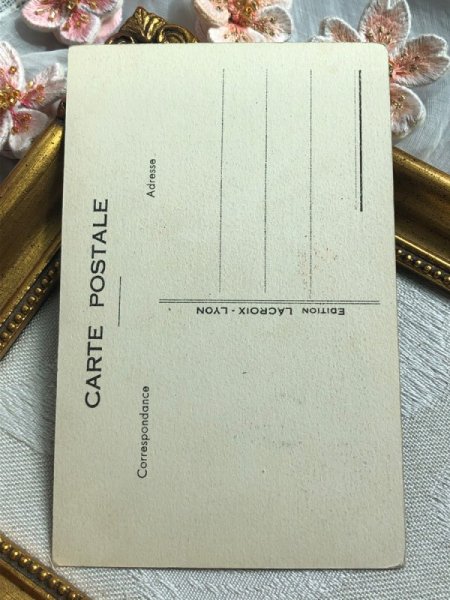 画像3: Postcard アンティークポストカード 失恋をしたウサギさん うさぎ フランス (未使用) (3)