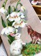 画像3: Postcard　アンティークポストカード　イースター　スノードロップのお花とウサギさん　うさぎ  　 (3)