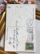 画像3: Postcard　アンティークポストカード　イースター　ウサギさんとヒヨコさん　忘れな草のお花　ピンク色のリボン　うさぎ (3)