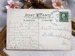 画像4: Postcard　アンティークポストカード　イースター　封筒の中からウサギさん　手紙　うさぎ　アメリカ1917年 (4)