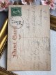 画像4: Postcard  アンティークポストカード　イースター　3人の天使　白百合　スミレ　アメリカ1909年 (4)