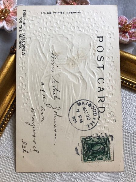 画像3: Postcard  アンティークポストカード　イースター　祈る天使　 (3)