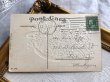 画像4: Postcard  　アンティークポストカード　スミレのお花かご　パニエ (4)