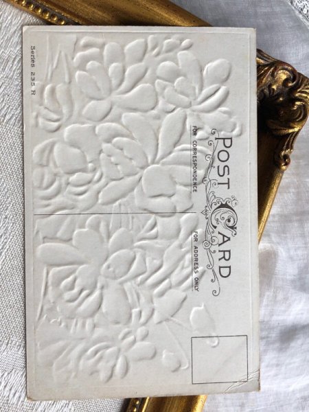 画像4: Postcard  　アンティークポストカード　スミレのお花 　(未使用) (4)