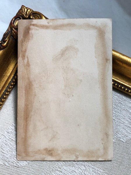 画像4: Vintage Trade card  アンティークトレードカード　雨の日の傘と子ども　キノコとカエル (4)