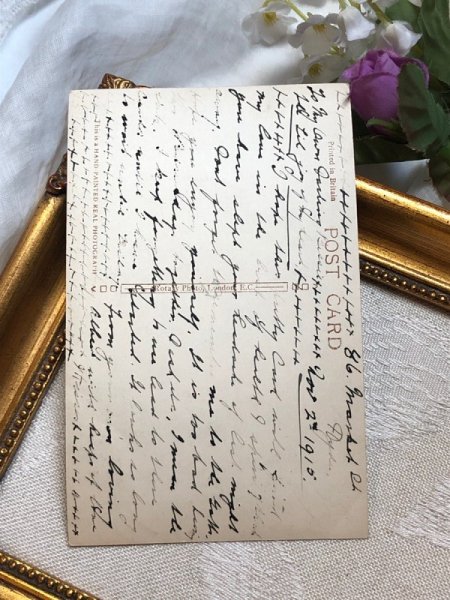 画像3: ▼SALE 500▼ Postcard アンティークポストカード グラディス・クーパーと娘ジョアン (3)