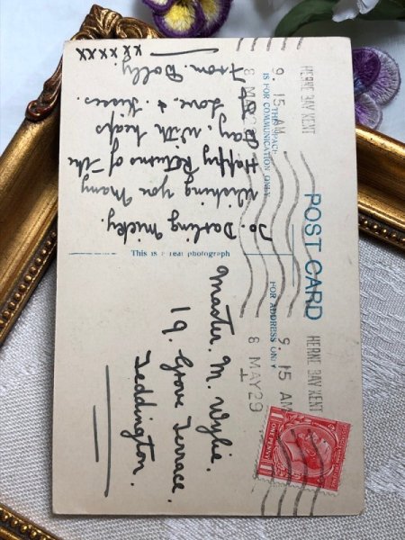 画像3: Postcard アンティークポストカード お人形 グーグリー イギリス1929年 (3)