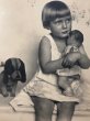 画像3: Postcard　アンティークポストカード　お人形さんと女の子　犬のぬいぐるみ　ベルギー1933年　Lotte Herrlich (3)