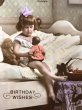 画像3: Postcard　アンティークポストカード　お人形とぬいぐるみと女の子　シュタイフ　テディベア　黒猫 (3)