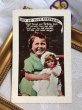 画像2: Postcard　アンティークポストカード　お人形さんと女の子　イギリス1930年代 (2)