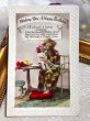 画像2: Postcard　アンティークポストカード　お人形さんと女の子　ティータイム　イギリス1930年 (2)