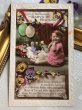 画像2: Postcard　アンティークポストカード　お人形さんと女の子　イギリス1930年代 (2)