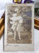 画像2: Postcard　アンティークポストカード　肖像写真　テディベアと女の子　1908年？ (2)