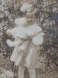 画像3: Postcard　アンティークポストカード　肖像写真　テディベアと女の子　1908年？ (3)