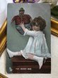 画像2: Postcard　アンティークポストカード　ブギーマンの人形と女の子　The Bogey-man イギリス1909年 (2)