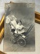 画像2: Postcard　アンティークポストカード　肖像写真　小さな女の子　乳母車　baby carriage　（未使用） (2)