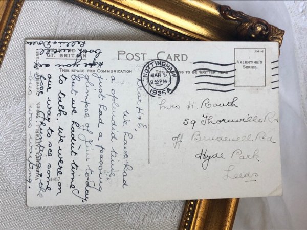 画像4: Postcard  アンティークポストカード 鏡の前の女の子 Mable Lucie Attwell  (4)
