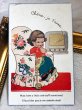 画像2: Postcard 　アンティークポストカード　ラジオの音楽を聴いて泣く女の子　編み物　1926年　Mable Lucie Attwell　（未使用） (2)