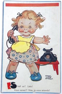 エネスコ社　マーベルルーシーアトウェル Snowdrop Postcards アンティークポストカード専門店