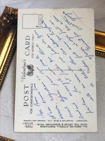 画像3: Postcard 　アンティークポストカード　水辺の街でダンスをする子ども達　Mabel Lucie Attwell (3)