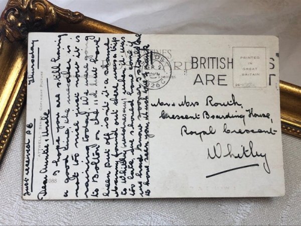 画像3: Postcard 　アンティークポストカード　ベッドで泣いている子ども　1926年　Mable Lucie Attwell　 (3)