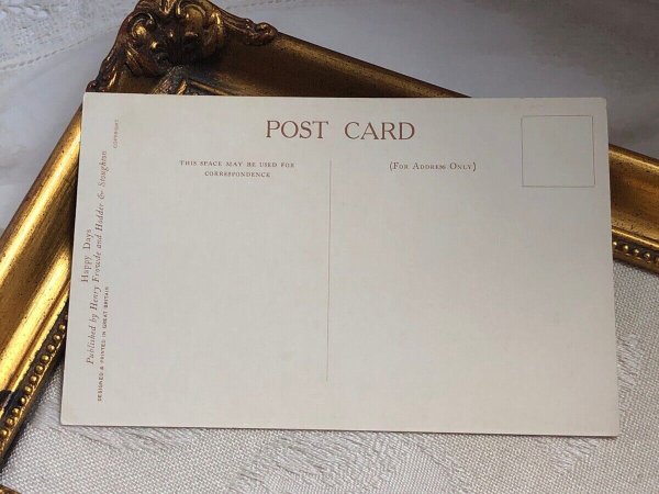 画像3: Postcard アンティークポストカード クラッカーと子ども達 Millicent Sowerby (未使用) (3)