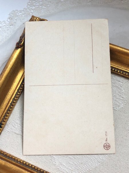 画像3: Postcard アンティークポストカード 蝶々と子ども達 Wally Fialkowska (未使用) (3)