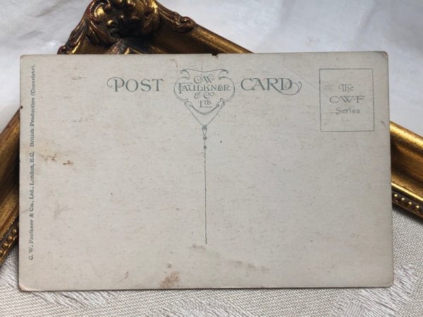 画像5: Postcard アンティークポストカード 海岸でランタンを持ち歩く子どもたち   Sybil Barham (未使用) (5)