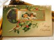 画像2: Postcard  アンティークポストカード　クリスマス　Xmas　ホーリーと子どもたち　E.Clapsaddle  (2)
